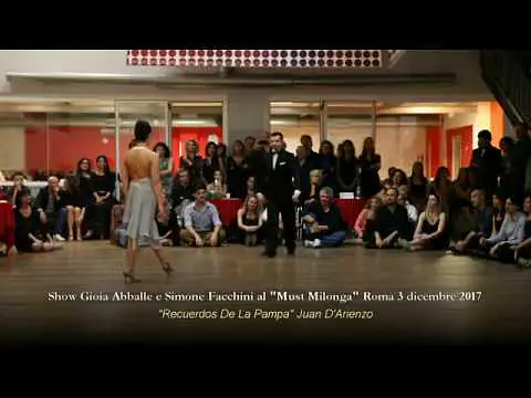Video thumbnail for Gioia Abballe y Simone Facchini MUST Milonga Roma 3.12.2017