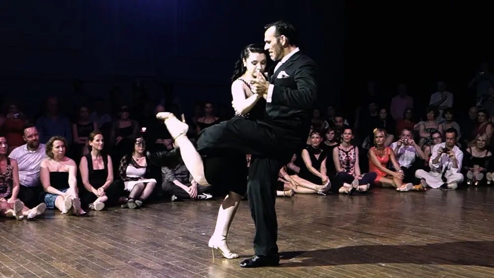 Video thumbnail for Tango: Ariadna Naveira y Anibal Lautaro, 26/04/2015, Brussels Tango Festival, Random couples #3/5