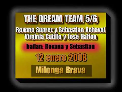 Video thumbnail for Roxana Suarez y Sebastian Achaval - Milonga Brava - Milonga "El Yaguarón"