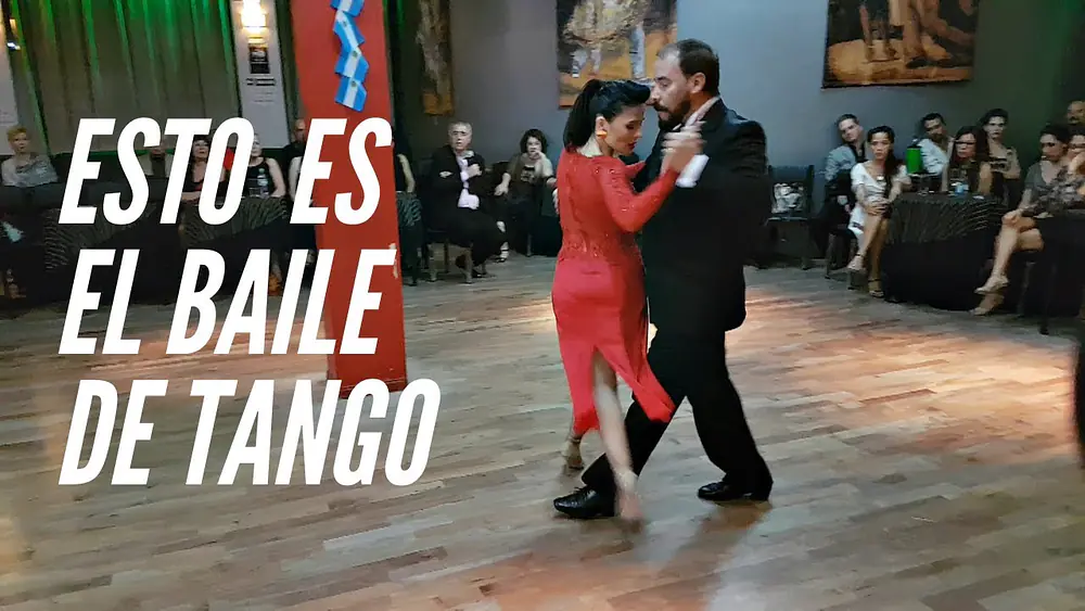 Video thumbnail for Daniel Nacucchio, Cristina Valeria Sosa, baile de tango profesional, milonga porteño y bailarin