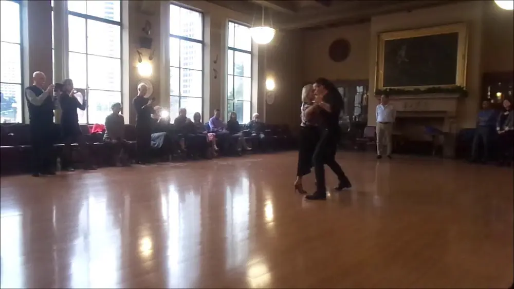 Video thumbnail for Argentine Tango Sacada Review Juan Cantone and Chantal     www.tangonation.com   12/1/2019