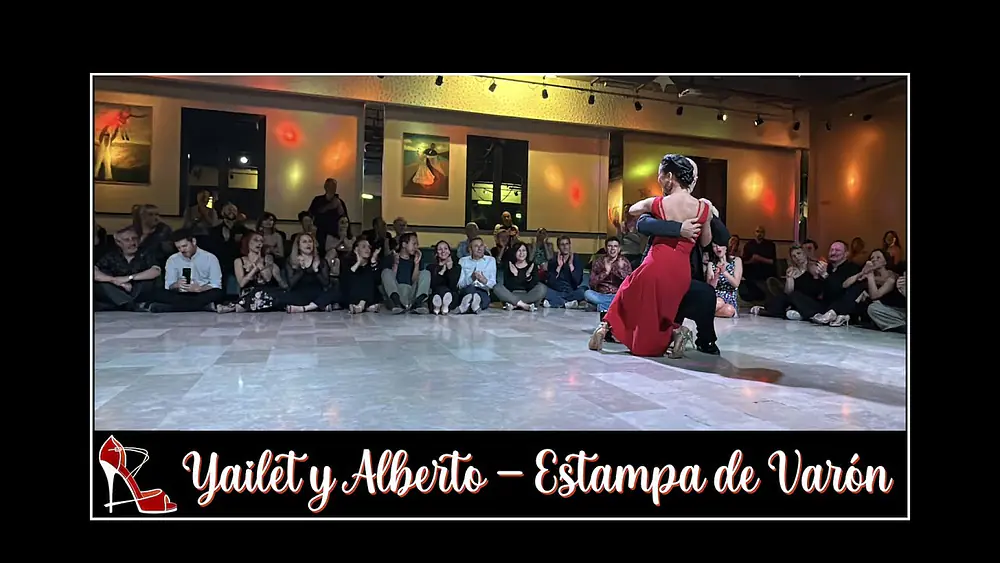 Video thumbnail for Yailet Suarez y Alberto Colombo 3/3 - Estampa de Varón (milonga) - La Regadera de Tango y Punto