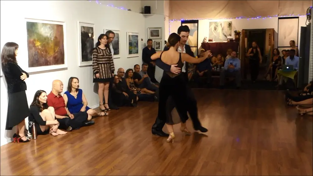 Video thumbnail for Ricardo Biggeri/Yuliana Basmajyan dance Compadron at Milonga Porteña