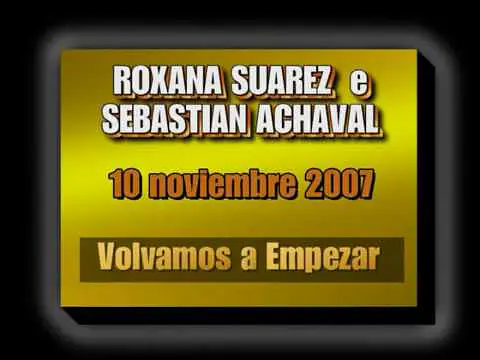 Video thumbnail for Roxana Suarez y Sebastian Achaval - Volvamos a Empezar - Milonga "El Yaguarón"