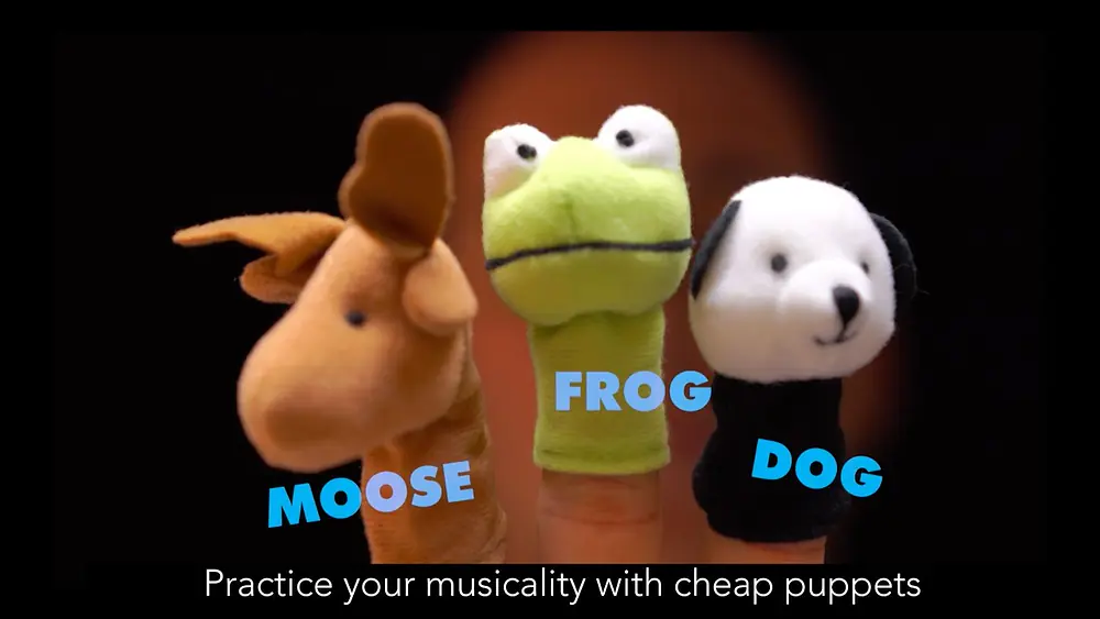 Video thumbnail for "Practice your musicality with cheap puppets" By, Murat Erdemsel