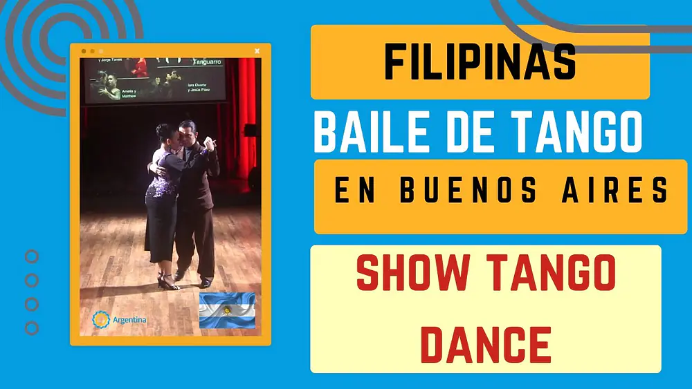 Video thumbnail for Excelente tango baile. Filipinas en Buenos Aires. Amelia Rambe, Matthew Ferrol, Parakultural milonga