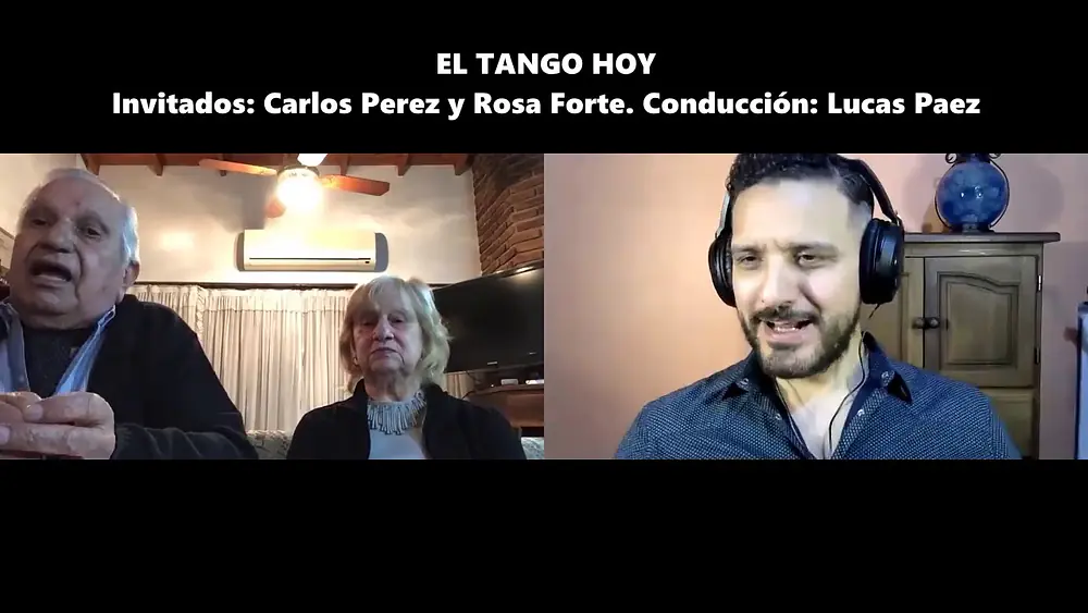 Video thumbnail for El Tango Hoy. Carlos Perez y Rosa Forte. Conducción: Lucas Paez.