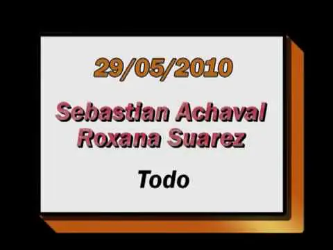 Video thumbnail for Roxana Suarez y Sebastian Achaval - Todo - Milonga "El Yaguarón"