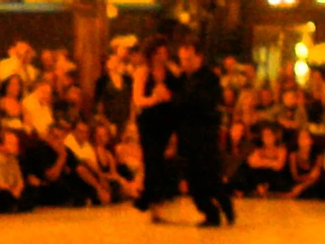 Video thumbnail for Gustavo Naveira y Giselle Anne, Confiteria Ideal Buenos Aires, marzo 2008