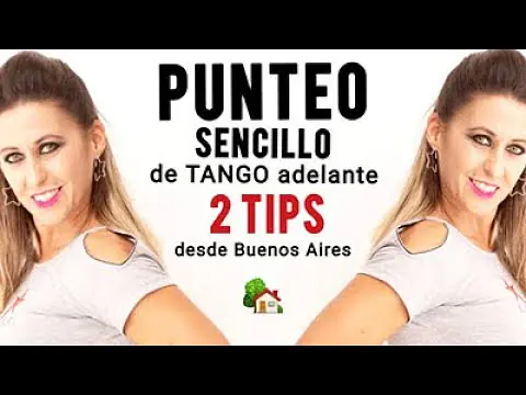 Video thumbnail for 💃#Punteo de tango #SENCILLO adelante para la mujer  - Analía Centurión💯