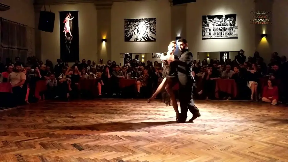 Video thumbnail for Baile de tango con orquesta, Jimena Hoeffner, Fenando Carrasco, Los Herederos del Compás