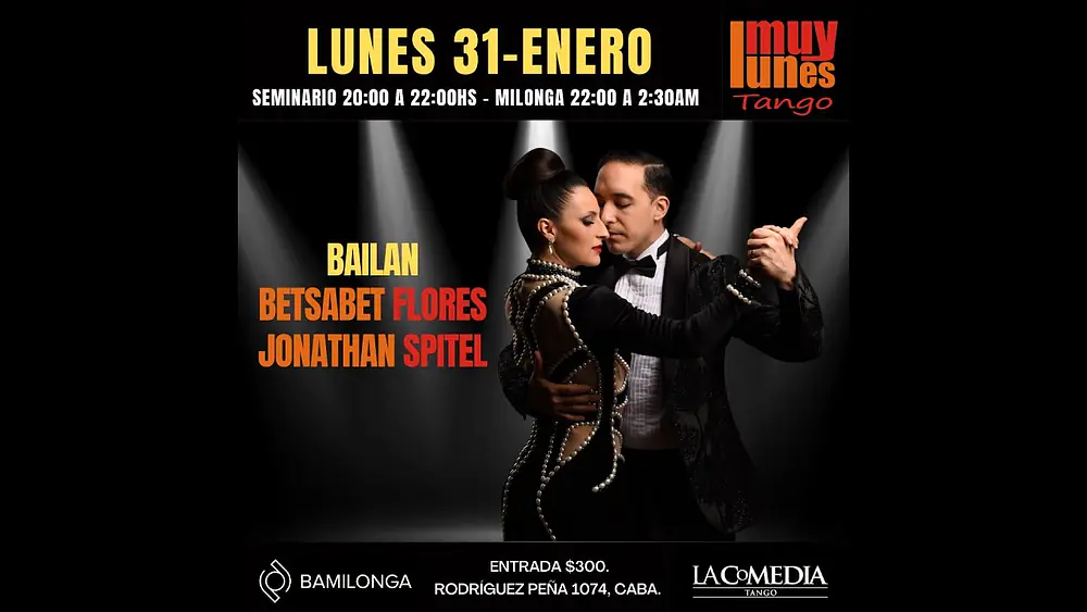 Video thumbnail for Betsabet Flores y Jonathan Spitel - Rebeldía - Muy Lunes Tango