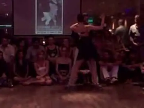 Video thumbnail for Alejandra Gutty y Octavio Fernandez @ El Yeite tango club milonga, 2014 Troilo "En este tarde gris"