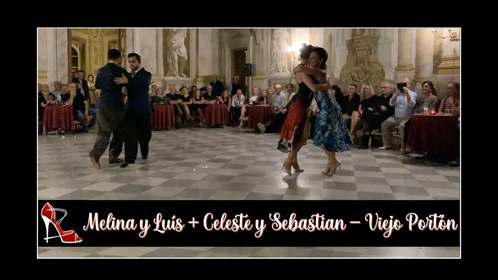 Video thumbnail for Celeste Rey y Sebastian Nieva + Melina Muriño y Luis Cappelletti 4/4 - Viejo Portón - Milonga Dorada