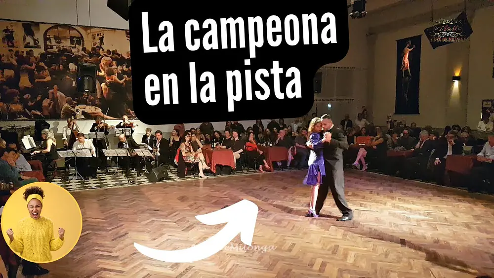 Video thumbnail for Al ritmo de Pugliese, Natacha Poberaj, Juan Cupini, orquesta Color Tango Baile Salon Canning