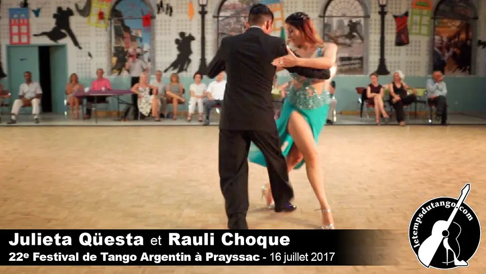Video thumbnail for Flor de Tango - Julieta Qüesta et Rauli Choque - Prayssac 2017