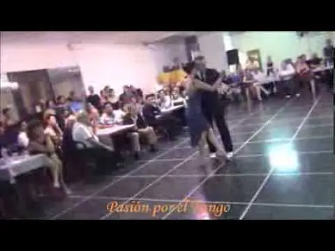 Video thumbnail for NADIA IBAÑEZ y FERNANDO GORDILLO Bailando el Tango ASI SE BAILA EL TANGO en FLOREAL MILONGA