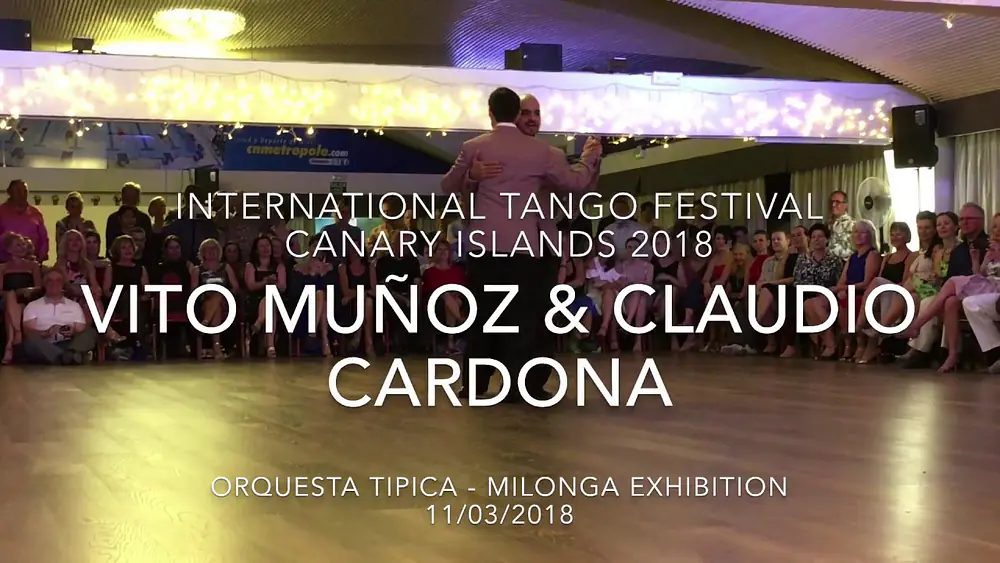 Video thumbnail for Vito Muñoz & Claudio Cardona - Orquesta tipica (International Tango Festival Canary Islands 2018)