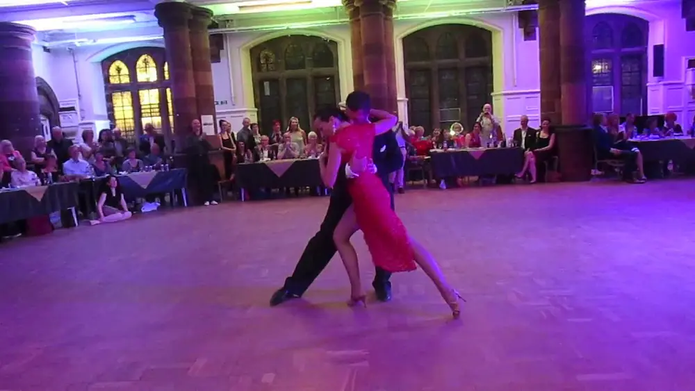 Video thumbnail for Diego 'El Pajaro'Riemer & Natalia Cristobal Rive Dancing to El Adios by Osvaldo Pugliese at the Pais