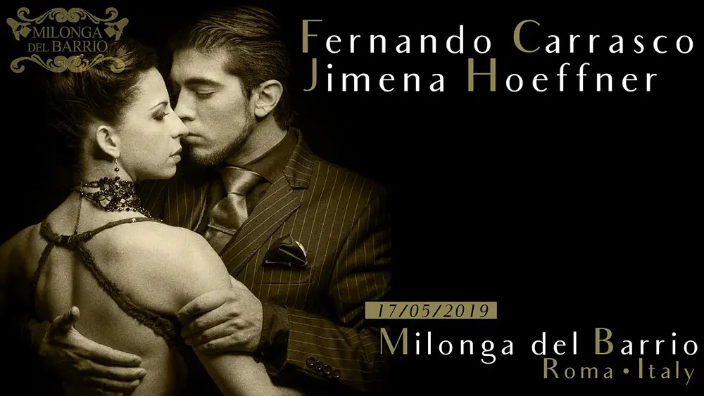 Video thumbnail for Fernando Carrasco y Jimena Hoeffner - Milonga del Barrio