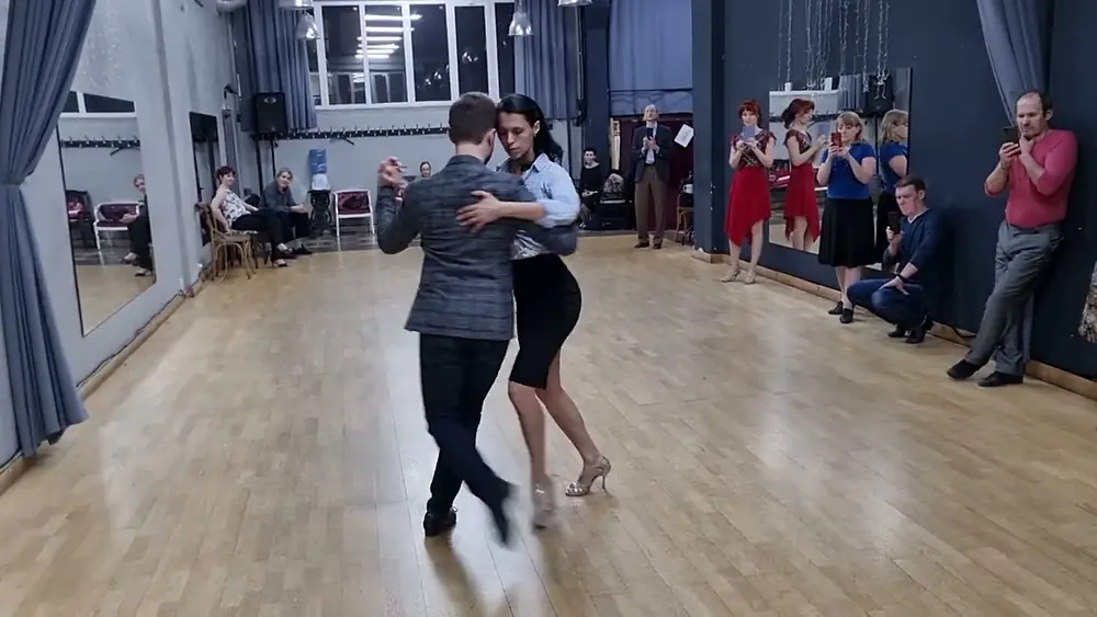 Video thumbnail for Tango vals summary - Boleo, cadena with acceleration | Mikhail Tchudin - Elvira Kashkarova