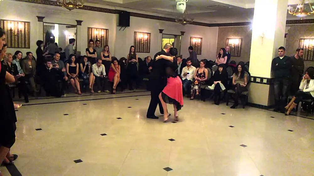 Video thumbnail for Andrei Baican si Andreea Trascu la Tango Riviera.(3)