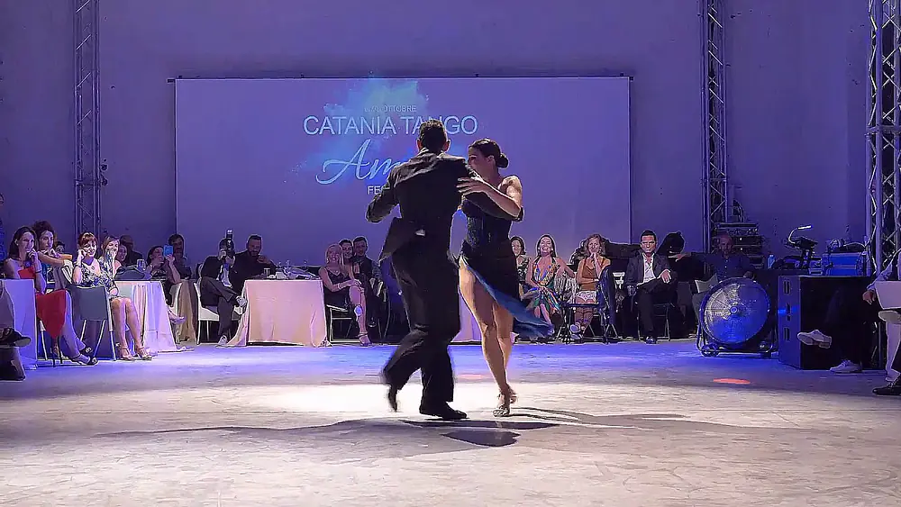 Video thumbnail for Loukas Balokas-Georgia Priskou- Juan D'Arienzo seleccion de tangos, Catania Tango Amore
