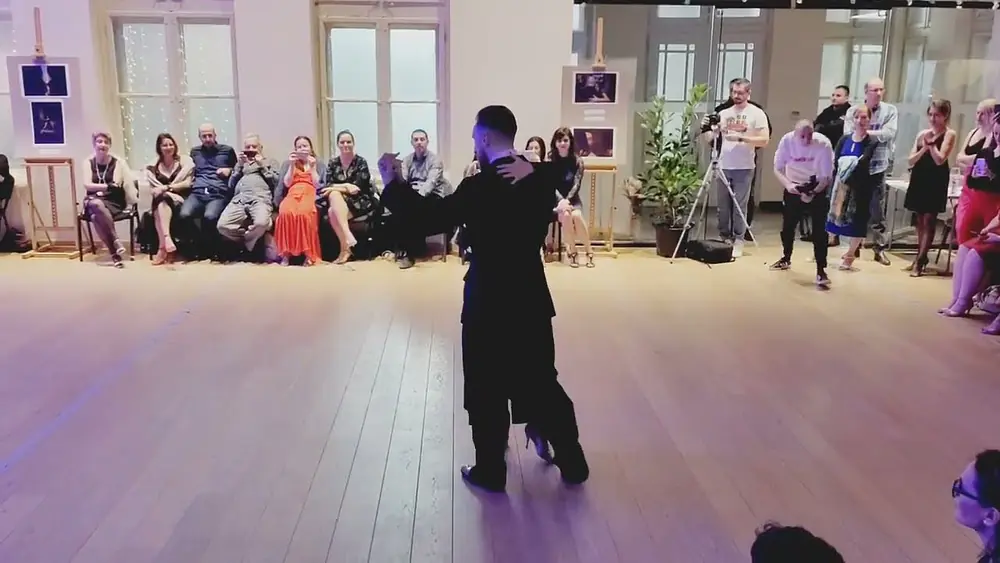 Video thumbnail for Sueño de Tango Niš, Milonga Gran Sueño, 13.1.2023, performance by Sophie Sperling & Csongor Kicsi 1