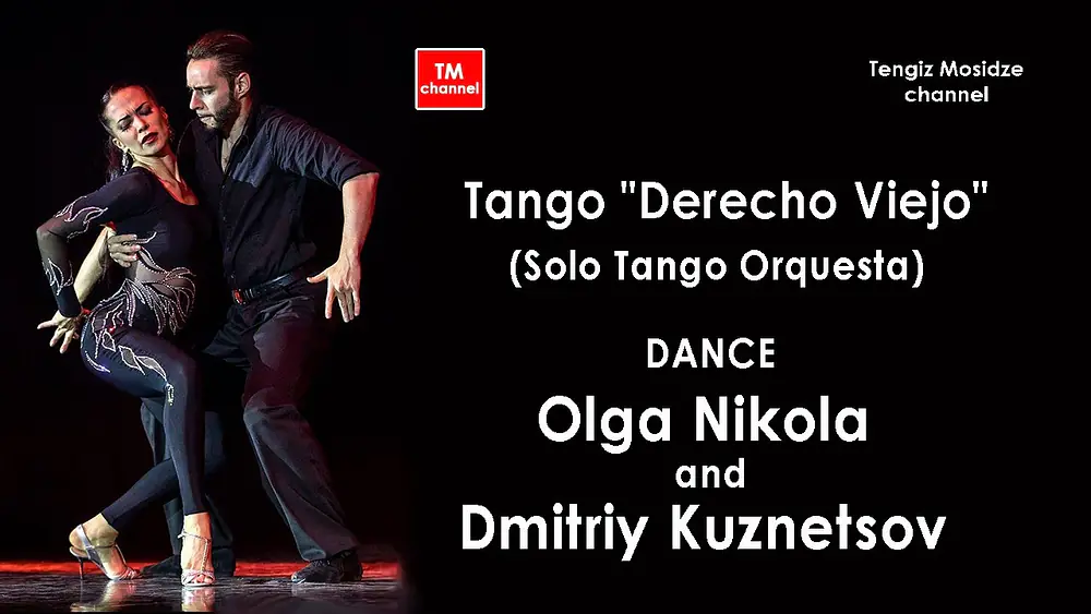 Video thumbnail for Tango "Derecho Viejo". Dance Olga Nikola and Dmitriy Kuznetsov with “Solo Tango Orquesta”. Танго.