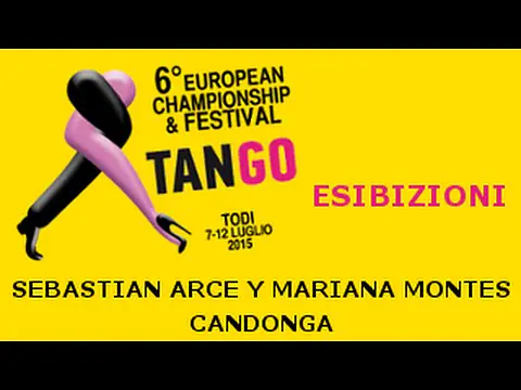 Video thumbnail for SEBASTIAN ARCE Y MARIANA MONTES - Candonga - Todi 11/07/2015