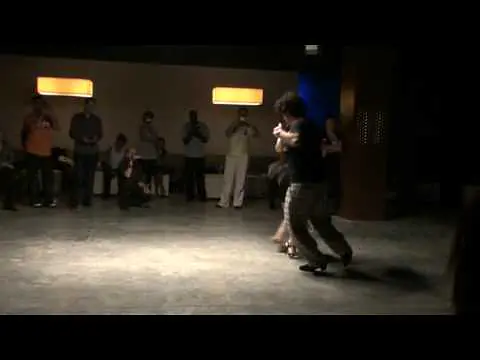 Video thumbnail for Federico Naveira & Ines Muzzopapa Tango argentino, end of lesson, Turkey 2009