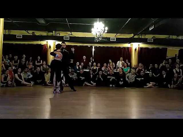 Video thumbnail for Javier Rodriguez and Moira Castellano performing at the New York City All Night Milonga 1/4