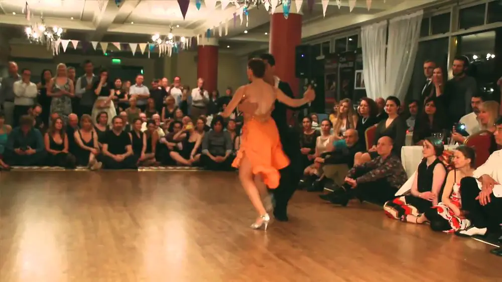 Video thumbnail for Cork Tango Festival 2014, Sabrina & Ruben Veliz, Dos Canarios,Orquestra Hector Varela