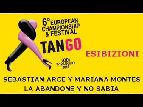 Video thumbnail for SEBASTIAN ARCE Y MARIANA MONTES - La Abandoné y No Sabia - Todi 11/07/2015