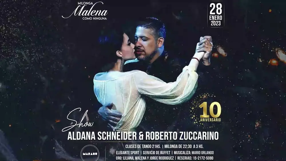 Video thumbnail for Roberto Zuccarino & Aldana Schneider -Un Tango y Nada Más - Carlos Di Sarli *********