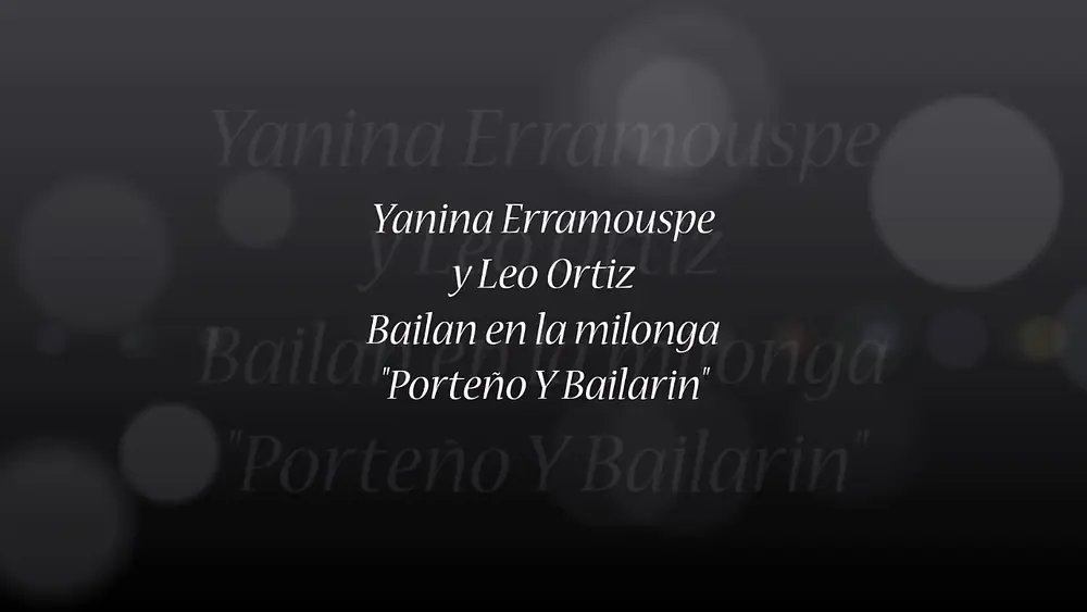 Video thumbnail for Yanina Erramouspe y Leo Ortiz, "Gricel", Troilo-Fioentino