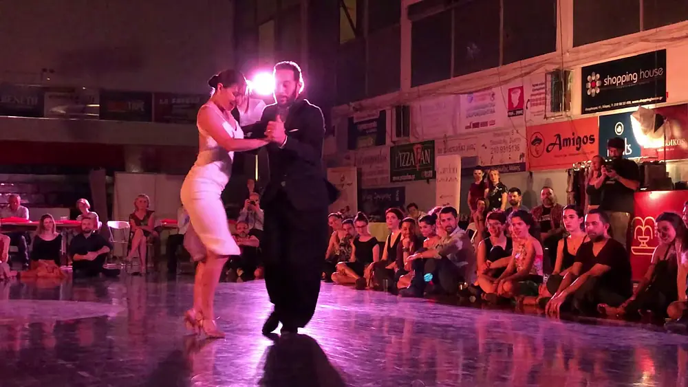 Video thumbnail for Loukas Balokas-Georgia Priskou, Reliquias Portenas, Milonga, 2nd Unchained Tango Festival Athens