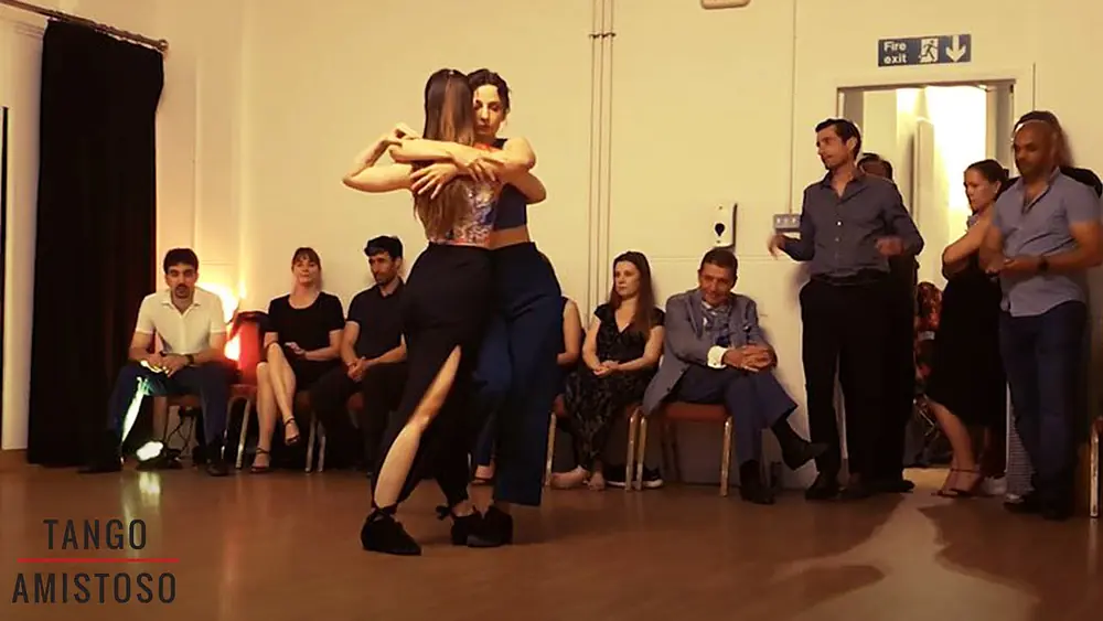 Video thumbnail for Veronica Toumanova and Silvia Bivolaru at Tango Amistoso London - Soñemos - Carlos Di Sarli (1/3)