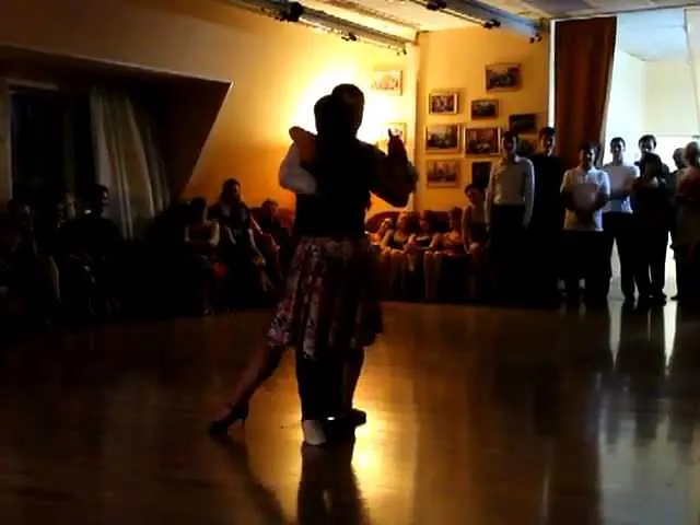 Video thumbnail for Sigrid Van Tilbeurgh & Roman Konyshev in Chelyabinsk. Buenos Tangos Club 2012-11-04. 3