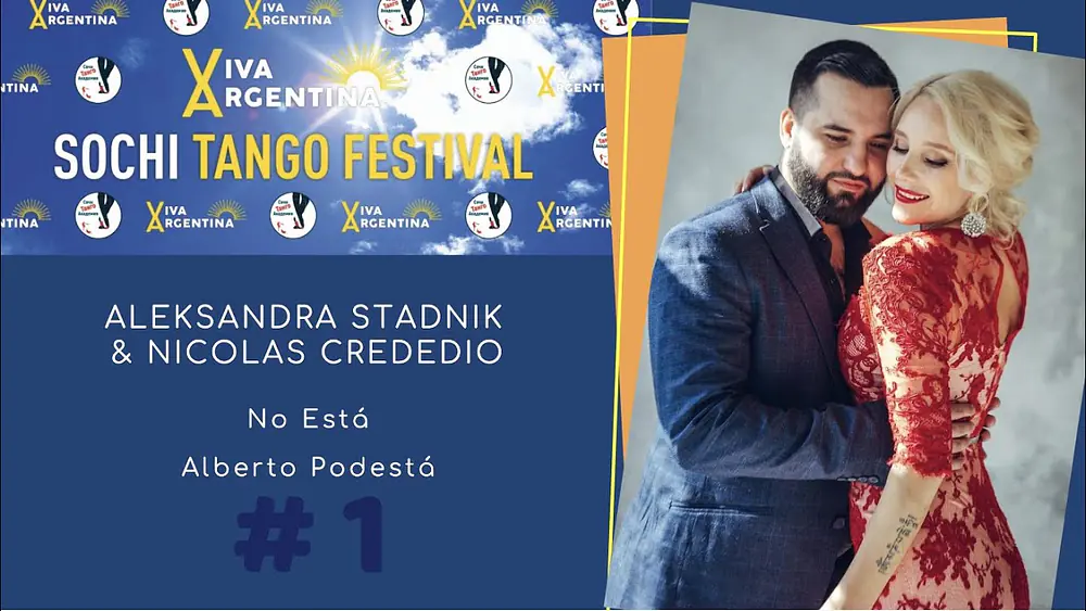 Video thumbnail for AlekSandra Stadnik & Nicolas Crededio, 1-3, Viva Argentina Sochi Tango Festival 2021, No Está