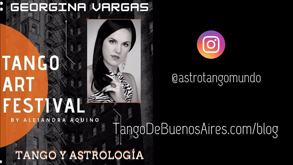 Video thumbnail for Georgina Vargas Charla  Astrologia #LUNA y Relaciones Tango e Art Festival by Alejandra Aquino