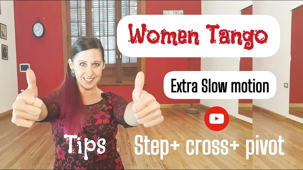 Video thumbnail for NEW💃 SLOW MOTION  #Woman Tango technique by Analía Centurión - Practice tips  👠