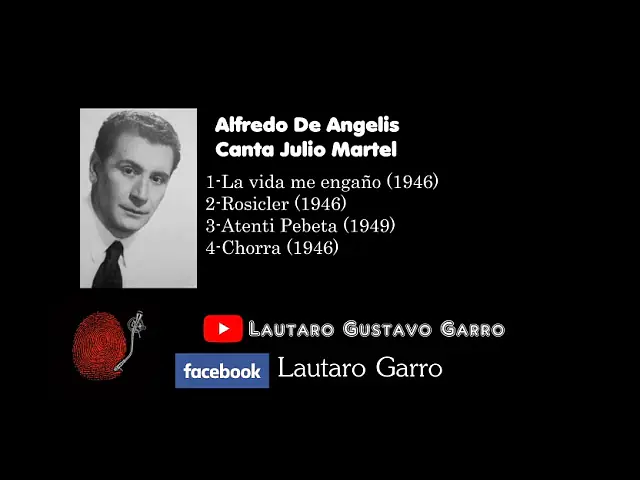 Video thumbnail for Alfredo de Angelis Julio Martel Tanda