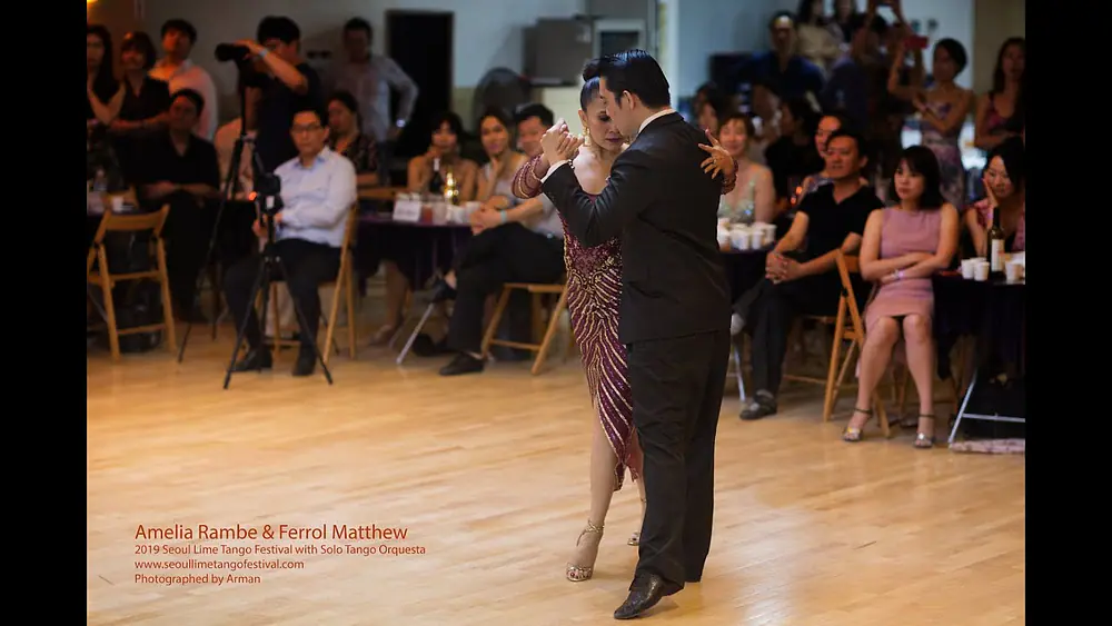 Video thumbnail for Ferrol Metthew & Amalia Rambe ''El Ultimo Cafe" , first day of 2019 Seoul Lime Tango Festival
