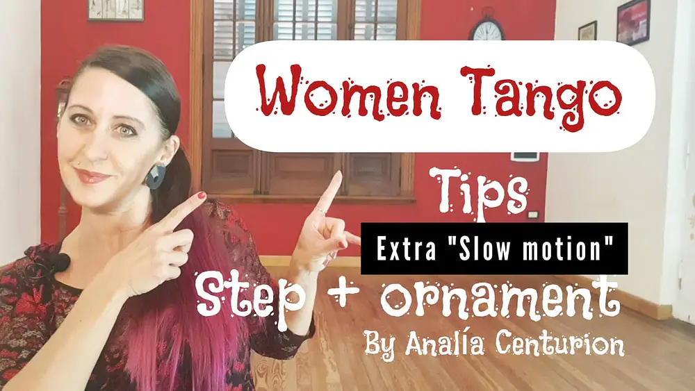Video thumbnail for #Woman Tango technique by Analía Centurión - Practice tips 👠+ SLOW MOTION