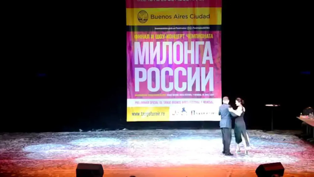 Video thumbnail for Dmitry Muksinov y Elena Shtitckaja - El panuelito - Milonga Russia