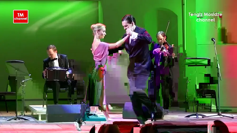 Video thumbnail for Tango "Guapeando". Sofiya Seminskaya & Dmitry Krupnov with "Solo Tango" orchestra. Танго "Красавчик"