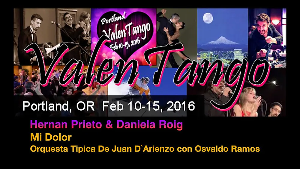 Video thumbnail for Hernan Prieto & Daniela Roig - Mi Dolor - ValenTango 2016