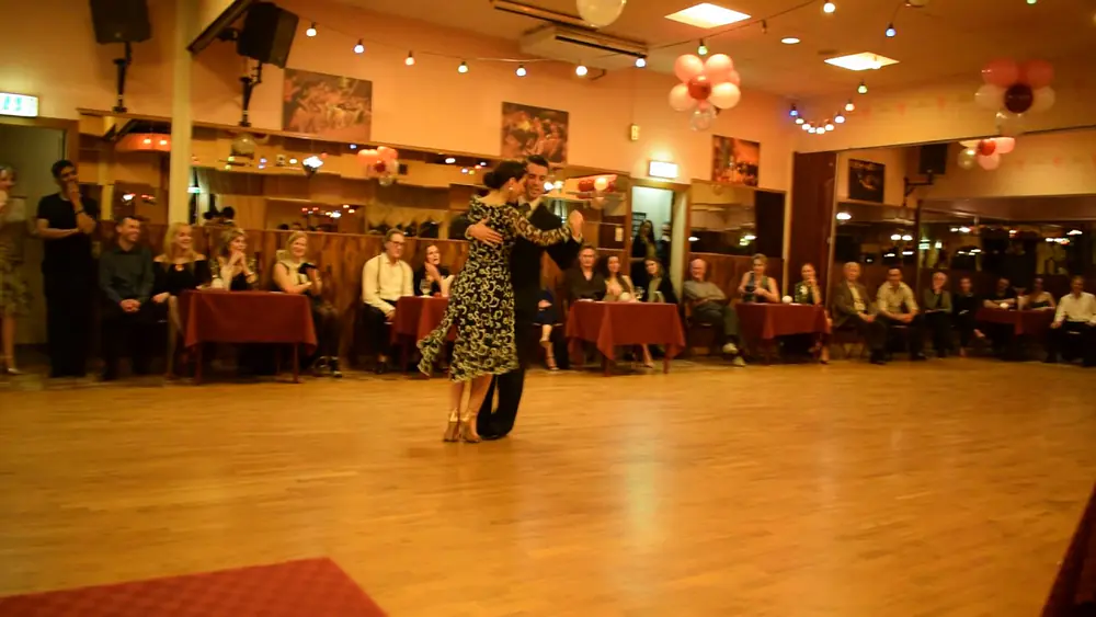 Video thumbnail for Vaggelis Hatzopoulos and Marianna Koutando dancing milonga 4-4