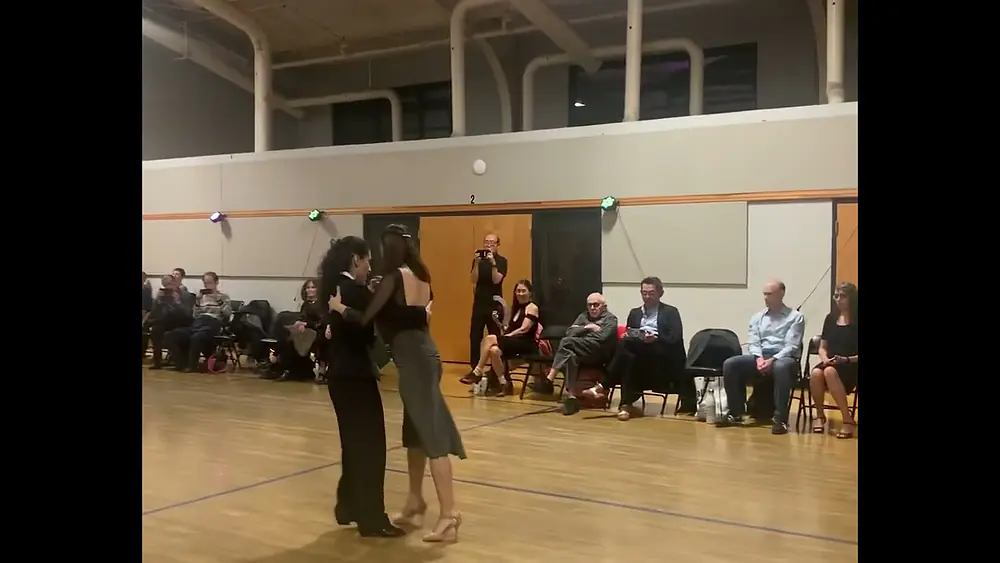 Video thumbnail for Maria Elena Ybarra y Hoi Shan Leung 2nd tango performance at Viva Tango in Princeton NJ on 20230302.